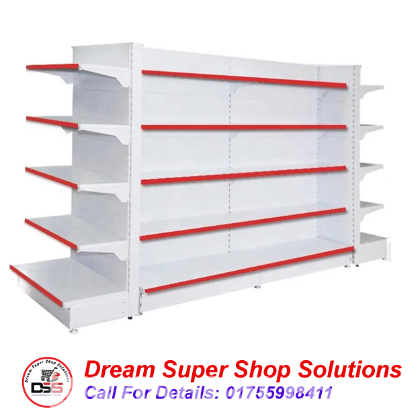 Double Gondola Super Shop Display Rack